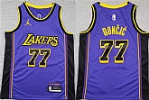Youth Los Angeles Lakers #77 Luka Doncic Purple 2025 City Edition Stitched Jersey,baseball caps,new era cap wholesale,wholesale hats